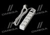 Мережевий фільтр, подовжувач з USB2 Optima Base 5 3m WHITE провід 3*0,75мм2<> Axxis Ax-1269 (фото 2)