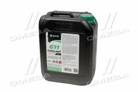 Антифриз GREEN G11 Сoolant Ready-Mix -36°C <> (зеленый) (Канистра 5кг) Axxis AX-P999-G11Gr RDM5