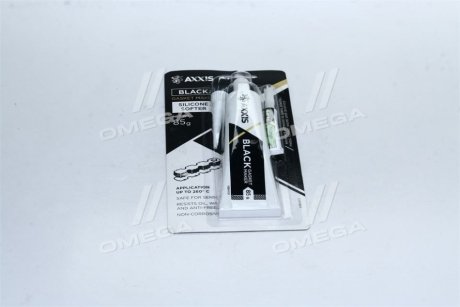 Герметик прокладок 85гр чорний + клей у подарунок Axxis VSB-013 (фото 1)