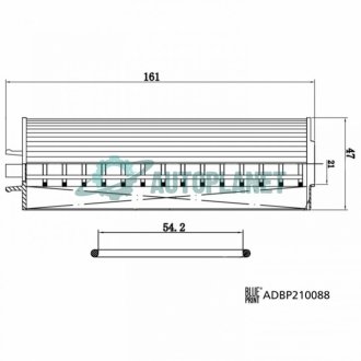 Фильтр масла VW Caddy V 2.0 TDi BMT 20- BLUE PRINT ADBP210088 (фото 1)