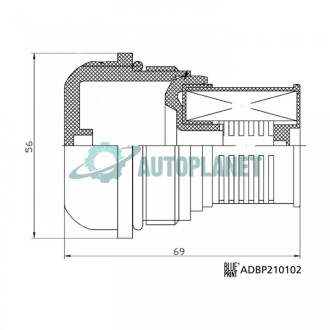 Фільтр АКПП BLUE PRINT ADBP210102