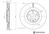 Тормозной диск BLUE PRINT ADBP430046 (фото 3)