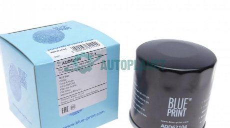 Фільтр масляний (вир-во) BLUE PRINT ADD62104