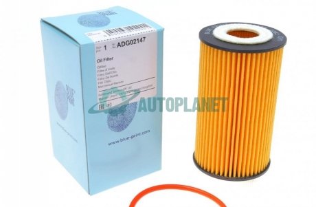 Фильтр масляный Opel Astra/Combo 1.4-1.6 16V 05- (h=106.5mm) BLUE PRINT ADG02147