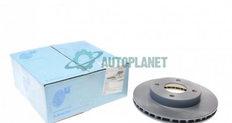 Диск гальмівний (передній) Nissan Almera 06-/Sunny 90-04 (257x22) BLUE PRINT ADN143166 (фото 1)