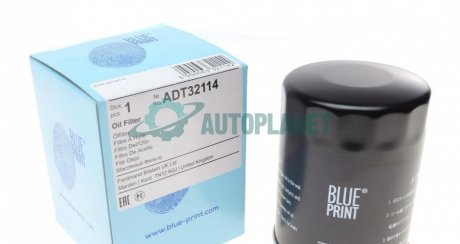 Фільтр масляний Lexus, Toyota (вир-во) BLUE PRINT ADT32114 (фото 1)