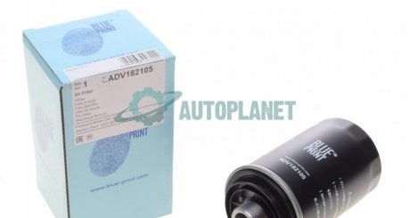 Фільтр масляний VW T5 2.0TSI 11- BLUE PRINT ADV182105 (фото 1)