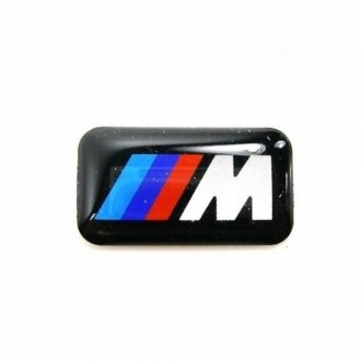 Эмблема "M" 10х18 мм для колесного диска BMW 36 11 2 228 660