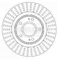 Тормозные диски BORG & BECK BBD4481