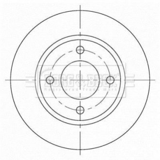 Тормозные диски BORG & BECK BBD5376