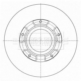 Тормозные диски BORG & BECK BBD6073S