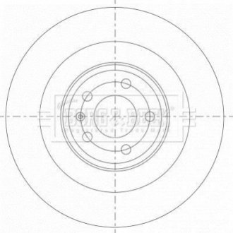 Тормозные диски BORG & BECK BBD6085S