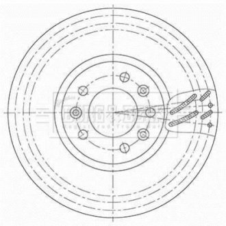 Тормозные диски BORG & BECK BBD6138S