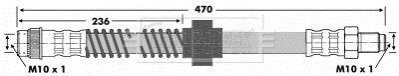 Тормозной шланг FRONT L/R BORG & BECK BBH6639 (фото 1)