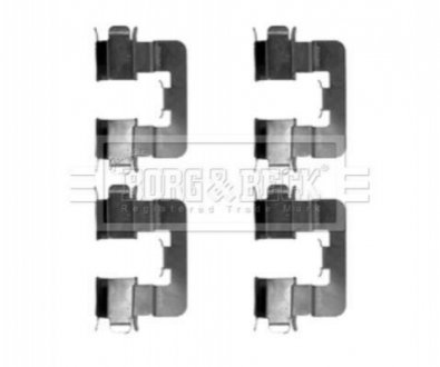 Ремкомплект тормозных колодок BORG & BECK BBK1294