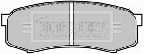 Гальмівні колодки дискові BORG & BECK BBP1514 (фото 1)