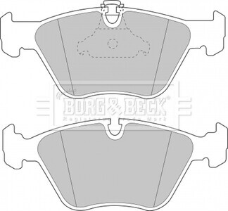 Гальмівні колодки дискові BORG & BECK BBP1590