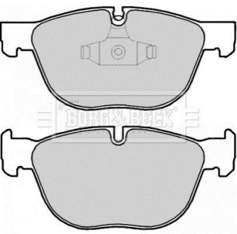 Тормозные колодки дисковые BORG & BECK BBP2066