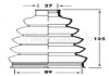 Пыльник приводного вала к-т d1=27mm d2=89mm h=125mm BORG & BECK BCB2358 (фото 1)