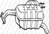 Глушник, алюм. сталь, задн. частина KIA RIO 1.4i (06/05-09/11) HTB (169-041) BOSAL 169041 (фото 1)