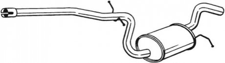 Центр. глушник,випускна сист. BOSAL 281-453