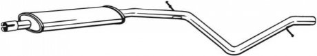 Глушник передній BOSAL 285-385 (фото 1)