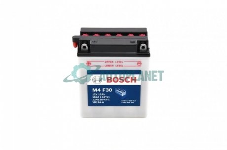 Акумуляторна батарея 12Ah/160A (136x82x160/L+) (мото) (сухозаряджений) BOSCH 0 092 M4F 300