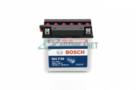 Акумуляторна батарея 16Ah/200A (160x90x161/+R/B0) (AGM) (мото) (сухозаряджений) BOSCH 0 092 M4F 390 (фото 1)