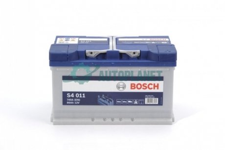 Акумуляторна батарея 80Ah/740A (315x175x190/+R/B13) BOSCH 0 092 S40 110 (фото 1)