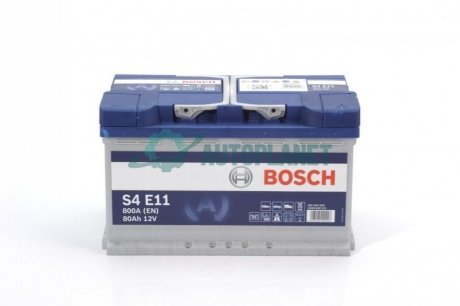 Акумуляторна батарея 80Ah/720A (315x175x190/+R/B13) (Start-Stop EFB) BOSCH 0 092 S4E 111 (фото 1)