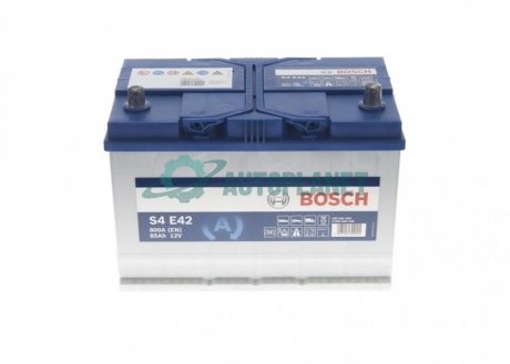 Акумуляторна батарея 85Ah/800A (304x173x225/+R/B01) (Start-Stop EFB) Азія BOSCH 0 092 S4E 420 (фото 1)