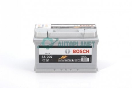 Акумуляторна батарея 12В/74Ач/750А BOSCH 0 092 S50 070 (фото 1)