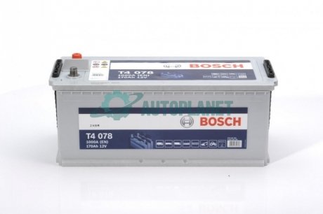 Акумуляторна батарея 170Ah/1000A (513x223x223/+L/B13) BOSCH 0 092 T40 780 (фото 1)