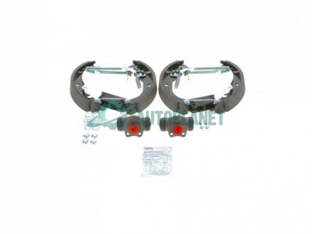 Гальмівні колодки задні (бараб.) Opel Corsa B/Astra F/Tigra BOSCH 0 204 114 581