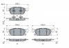 Колодки гальмівні (передні) Ford Galaxy III/S-Max 15- BOSCH 0986424326 (фото 5)