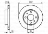 Диск тормозной (передний) Nissan Almera 1.4 95-00 BOSCH 0 986 478 650 (фото 1)