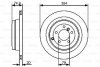 Тормозной диск BOSCH 0 986 479 479 (фото 1)