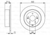 Диск гальмівний HYUNDAI Santa Fe "R D=302mm "06-11 BOSCH 0986479509 (фото 6)