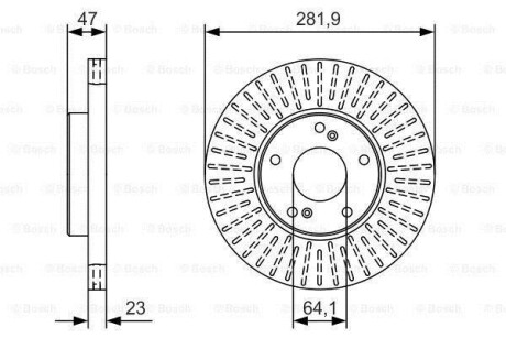 Диск гальмівний BOSCH 0986479A99