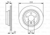 Тормозной диск BOSCH 0986479S54 (фото 1)