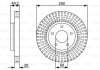 Диск тормозной NISSAN Quest/Pathfinder F'3,5'03>> BOSCH 0986479V48 (фото 1)