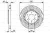 Диск тормозной BOSCH 0 986 479 V51 (фото 1)