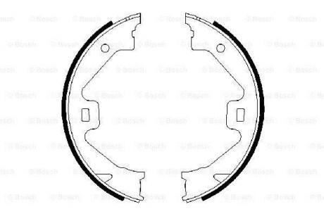 ROVER гальм. колодки задн. 75 2.0 CDTi 03-05 BOSCH 0986487650