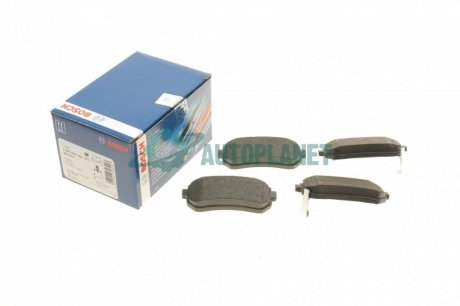 Комплект гальмівних колодок (задніх) Hyundai Accent/I20/I30/Ix35/Sonata/Kia Ceed/Rio/Sportage 1.2-3.3 05- BOSCH 0 986 494 140