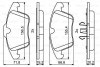 Колодки гальмівні (передні) Land Rover Freelander/Ford Mondeo IV 1.8-2.5 07- BOSCH 0 986 494 246 (фото 8)