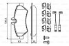 Колодки гальмівні (задні) MB Sprinter 209-319CDI/VW Crafter 06- BOSCH 0 986 494 601 (фото 8)