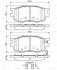 Колодки гальмівні (передні) Kia Rio II 05-/Hyundai i20 08-15/Accent 05-10 (з аксесуарами) BOSCH 0 986 494 617 (фото 8)
