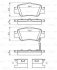 Колодки гальмівні (задні) Toyota Auris 06-/Corolla 1.3-2.0D 12- (з прижимною пластиною) BOSCH 0 986 494 651 (фото 8)