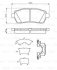 Колодки гальмівні (передні) Ford Fiesta 08-/Mazda 2 07-15 (з прижимною пластиною) BOSCH 0 986 494 652 (фото 8)