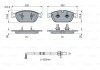 Колодки гальмівні (передні) Audi A6/A7/A8 10- (Ate) (з датчиком) BOSCH 0 986 494 986 (фото 1)
